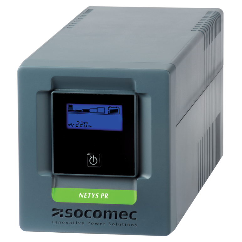 Netys pr-mt 1000va/700w 230v 50/60hz with avr, sinewave,lcd plugs protected rj45,usb battery included,  UPS | electropc.ro