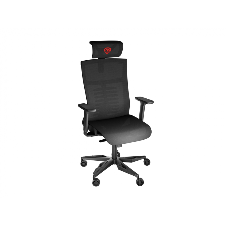 Scaun gaming genesis astat 700 g2, material textil, reglabil pe inaltime, greutate maxima suportata 120 kg, inaltime scaun reglabil 44.5- 51.5 cm, tesatura mesh pureflow™ plus, tetiera si cotiere ajustabile 3d, negru,  Scaune gaming | electropc.ro