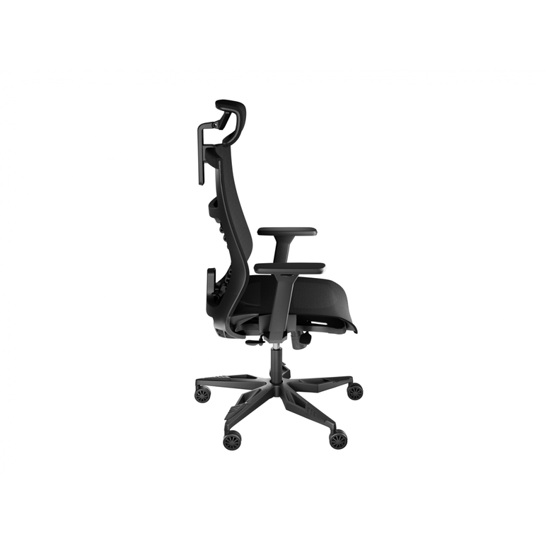 Scaun gaming genesis astat 700 g2, material textil, reglabil pe inaltime, greutate maxima suportata 120 kg, inaltime scaun reglabil 44.5- 51.5 cm, tesatura mesh pureflow™ plus, tetiera si cotiere ajustabile 3d, negru,  Scaune gaming | electropc.ro