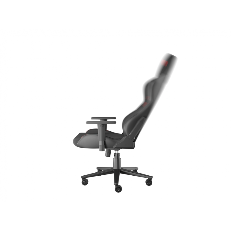 Scaun gaming genesis nitro 550 g2, material synthetic pu + textil, reglabil pe inaltime, greutate maxima suportata 150 kg, inaltime scaun reglabil 46.5 - 53.5 cm, spatar ajustabil 150°, dimensiuni roti 60mm, negru,  Scaune gaming | electropc.ro