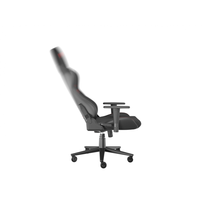 Scaun gaming genesis nitro 550 g2, material synthetic pu + textil, reglabil pe inaltime, greutate maxima suportata 150 kg, inaltime scaun reglabil 46.5 - 53.5 cm, spatar ajustabil 150°, dimensiuni roti 60mm, negru,  Scaune gaming | electropc.ro