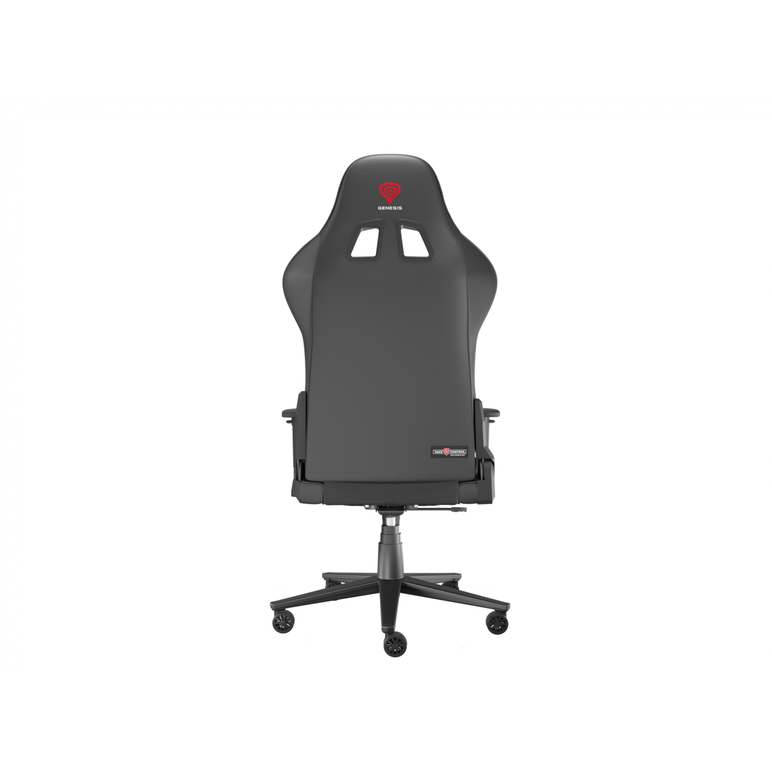 Scaun gaming genesis nitro 550 g2, material synthetic pu + textil, reglabil pe inaltime, greutate maxima suportata 150 kg, inaltime scaun reglabil 46.5 - 53.5 cm, spatar ajustabil 150°, dimensiuni roti 60mm, negru,  Scaune gaming | electropc.ro
