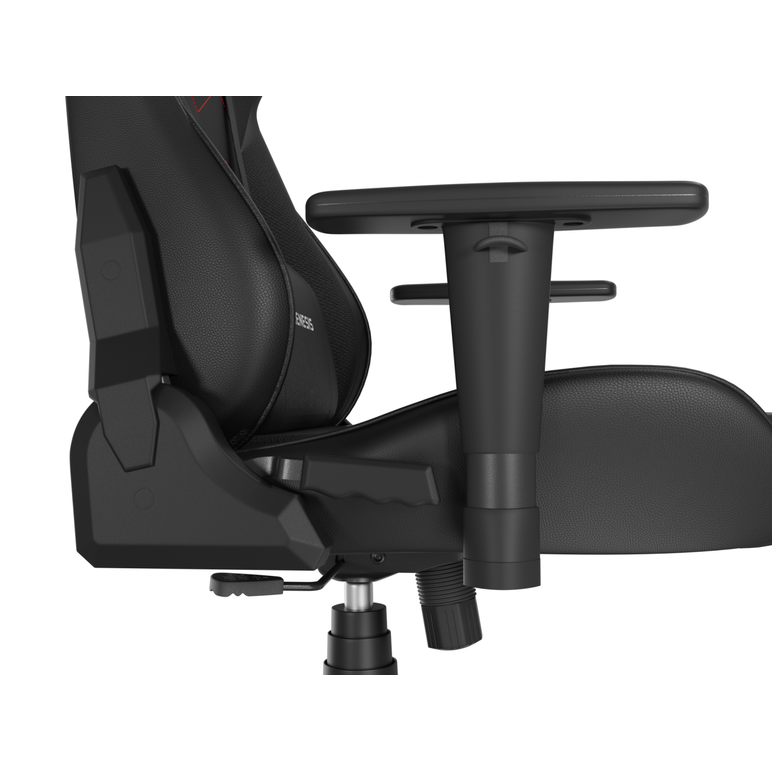 Scaun gaming genesis nitro 550 g2, material synthetic pu + textil, reglabil pe inaltime, greutate maxima suportata 150 kg, inaltime scaun reglabil 46.5 - 53.5 cm, spatar ajustabil 150°, dimensiuni roti 60mm, negru,  Scaune gaming | electropc.ro