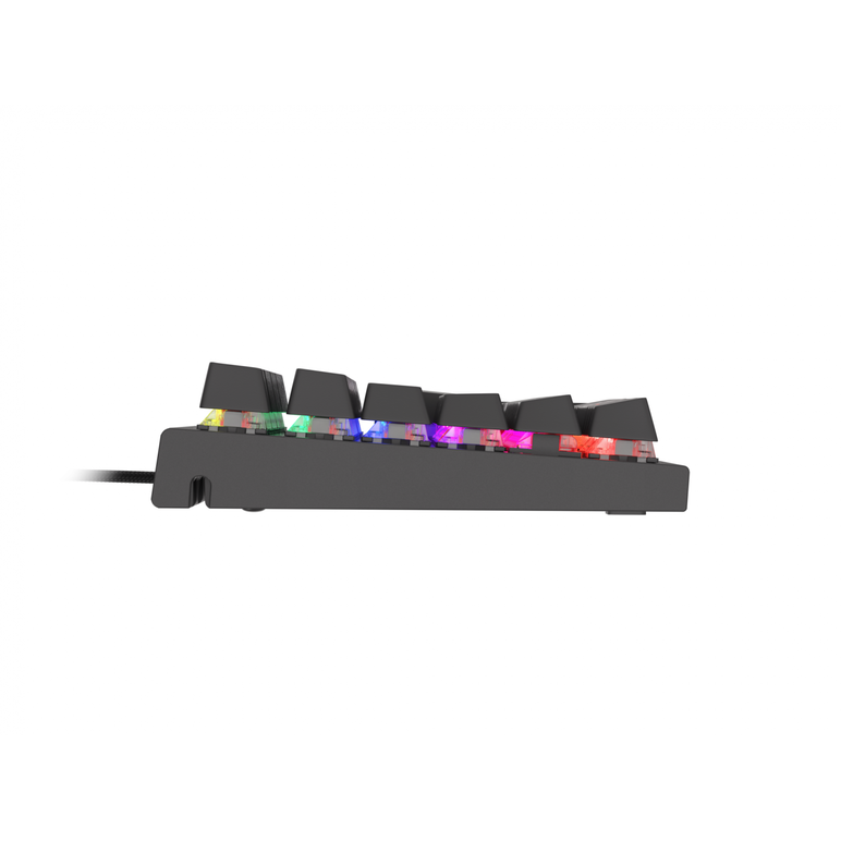Tastatura gaming mecanica cu fir genesis thor 303, iluminare rgb, switch-uri red, 104 taste, 11 butoane multimedia, negru,  Tastaturi | electropc.ro