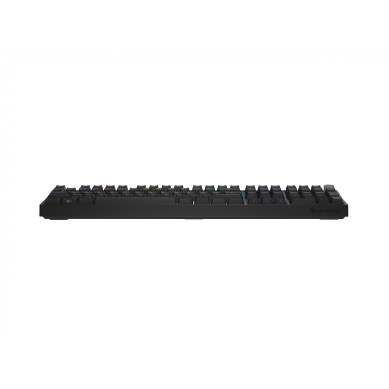 Tastatura gaming mecanica cu fir genesis thor 404 , iluminare rgb, switch-uri peach, 107 taste, 11 butoane multimedia, negru,  Tastaturi | electropc.ro