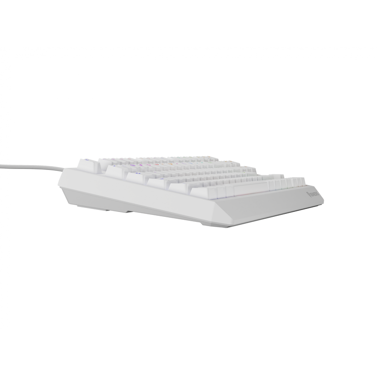 Tastatura gaming mecanica wireless genesis thor 230 tkl, iluminare rgb, 87 taste, 11 butoane multimedia, alb,  Tastaturi | electropc.ro