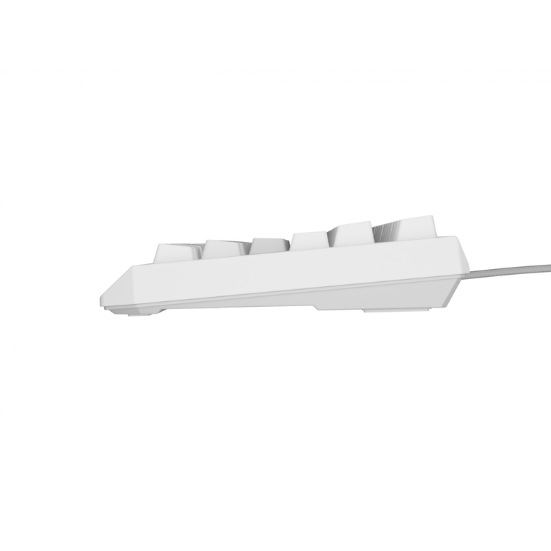 Tastatura gaming mecanica wireless genesis thor 230 tkl, iluminare rgb, 87 taste, 11 butoane multimedia, alb,  Tastaturi | electropc.ro
