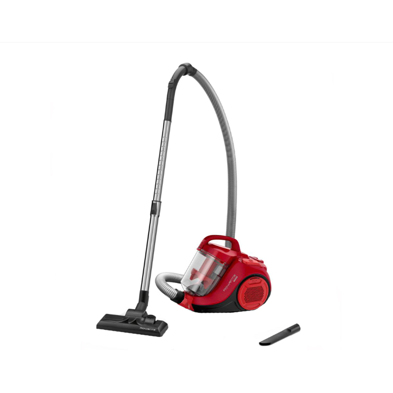Aspirator fara sac rowenta ro2913ea, putere 750 w,tip aspirare mono- ciclonică, fără sac, nivel de zgmomot 77db, 3 niveluri de filtrare, maner clasic, culoare rosu,  Aspiratoare | electropc.ro
