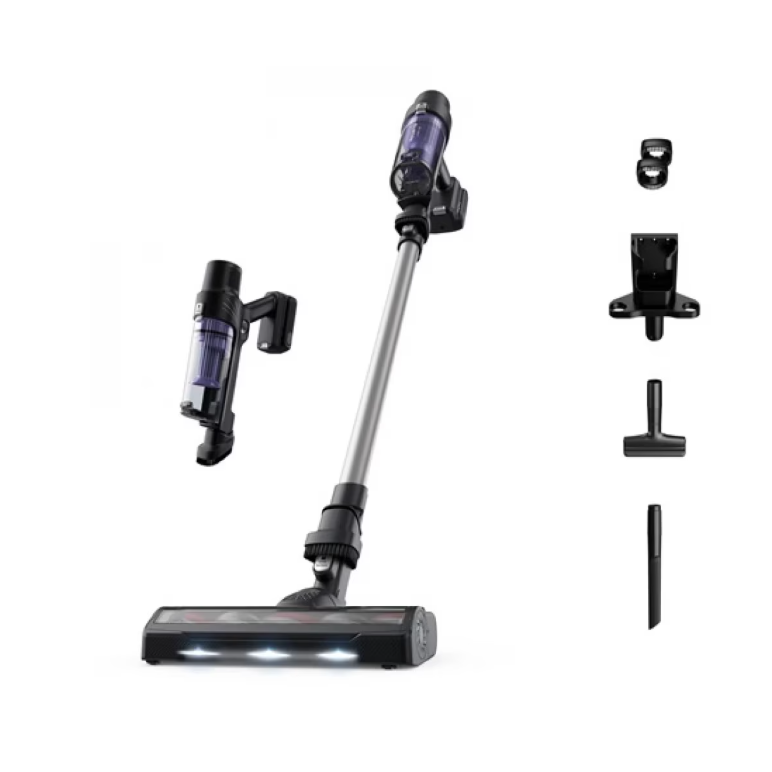 Aspirator vertical rowenta x-pert 7.6 rh6a35wo, 0.44l, autonomie max 45 min, violet-negru,  Aspiratoare | electropc.ro
