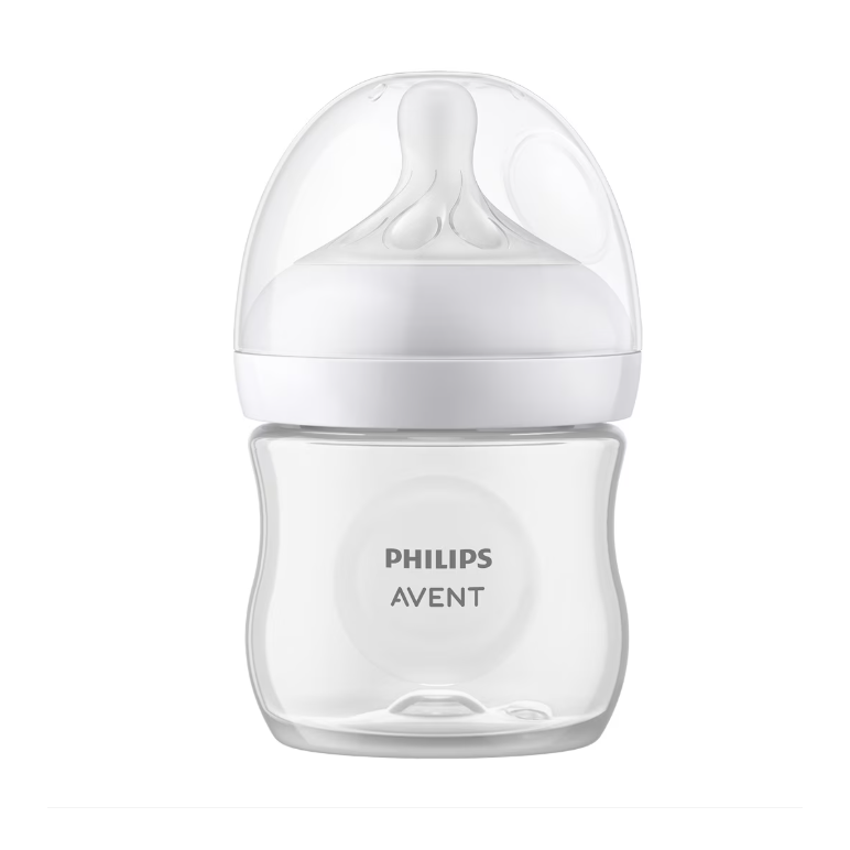 Biberon philips avent natural response scy900/01, 125 ml, tetina care functioneaza ca sanul mamei, cu debit 2, tetina fara scurgeri, +0 luni, fara bpa, usor de curatat,  Cani & Pahare & Accesorii Bebe | electropc.ro