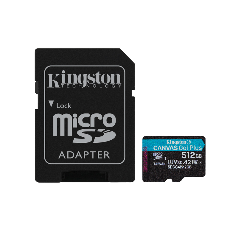 Card de memorie kingston 512gb canvas go! plus cl10,  Carduri memorie | electropc.ro