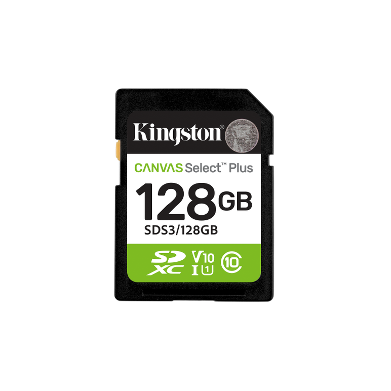 Card de memorie sdxc kingston,128gb,canvas select plus,  Carduri memorie | electropc.ro