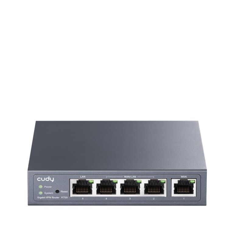 Cudy gigabit multi-wan vpn router, 1 gbe wan,  1gbe lan, 3 configurable wan/lan,  load balancing,  link backup, zerotier/wireguard/openvpn/ipsec/l2tp/pptp vpn server and client, zerotier,  ipv6, tr069/098/tr181/tr111, dns over cloudflare/google/quad9,  Routere | electropc.ro