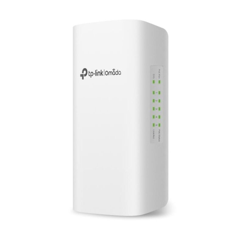 Omada 5-port gigabit smart switch with 1-port poe++ in and 4-port poe+ out port: 1× gigabit poe++ input ports, 4× gigabit poe+ output ports spec: 802.3at/af, max 64 w poe power (90w poe++ input), plastic case, pole-mounting/wall-mounting feature: integrat,  Switch-uri | electropc.ro