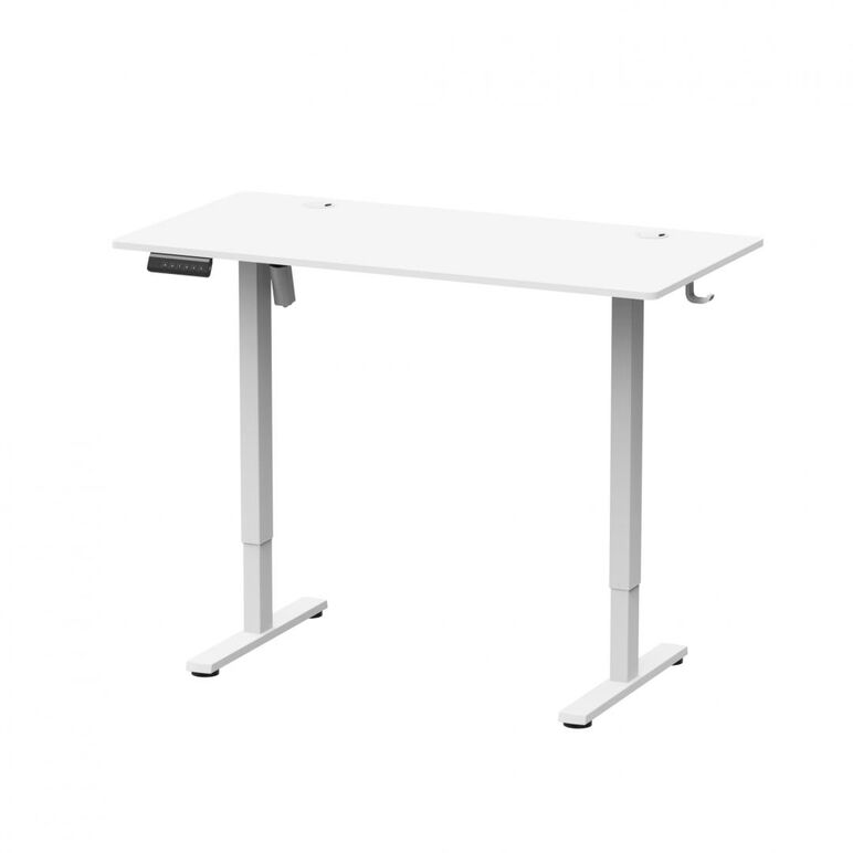 Birou ascend cu reglare inaltime electric, alb, 1200x600x730~1180 mm, capacitate de greutate: 40 kg, interval de înălțime: 730~1180mm, număr de motoare: 1, viteză maximă: 15 mm/s, panou de control digital, 3 memorii,  Birouri gaming | electropc.ro