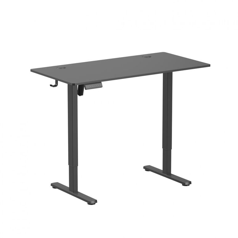 Birou ascend cu reglare inaltime electric, negru, 1200x600x730~1180 mm, capacitate de greutate: 40 kg, interval de înălțime: 730~1180mm, număr de motoare: 1, viteză maximă: 15 mm/s, panou de control digital, 3 memorii,  Birouri gaming | electropc.ro