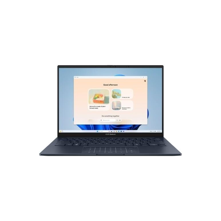 Laptop asus zenbook 14, ux3405ca-pz314x, 14.0-inch, 3k (2880 x 1800)oled16:10 aspect ratio,intel® core™ ultra 9 processor 285h (24m cache,up to5.40 ghz), 32gb lpddr5x on board, 1tb m.2 nvme™ pcie® 4.0 ssd ,120hzrefresh rate, 400nits, glossy display, fhd c,  Laptopuri | electropc.ro