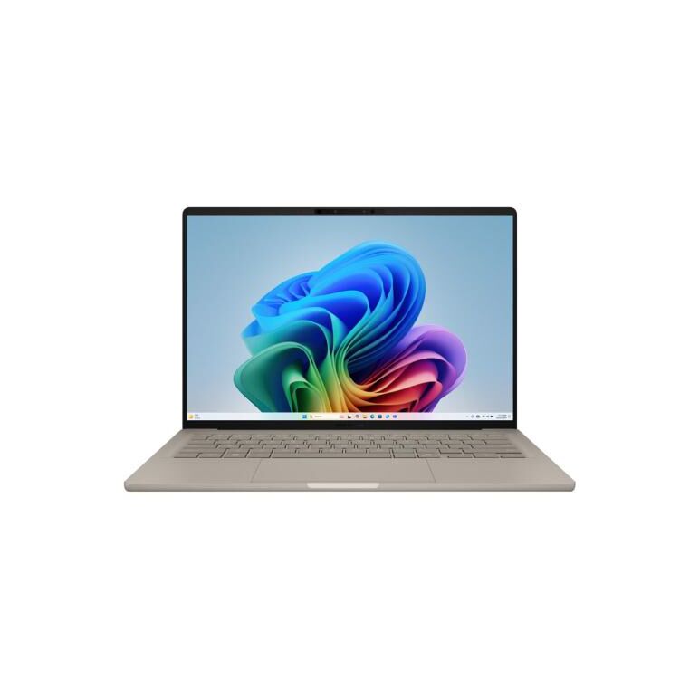 Laptop asus zenbook 14, ux3407ra-qd024x, 14.0-inch, wuxga (1920 x1200)oled 16:10 aspect ratio, snapdragon® x elite x1e 78 100 proces sor3.4ghz(42mb cache, up to 3.4ghz, 12 cores, 12 threads)\n qualcomm®hexagon™npu up to 45tops, 32gb lpddr5x on board, 1tb,,  Laptopuri | electropc.ro
