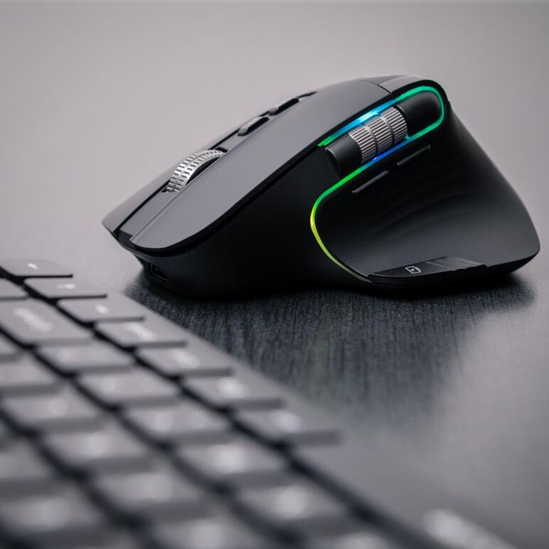 Mouse wireless tellur shade, silent click, rezolutie maxima 3200 dpi, iluminare rgb, negru,  Mouse | electropc.ro