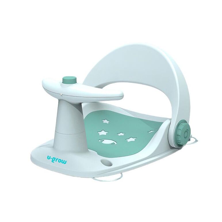 Scaun baie bebe cu ghidon , spatar reglabil , verde, u-grow,  Cadite bebe si accesorii baie | electropc.ro