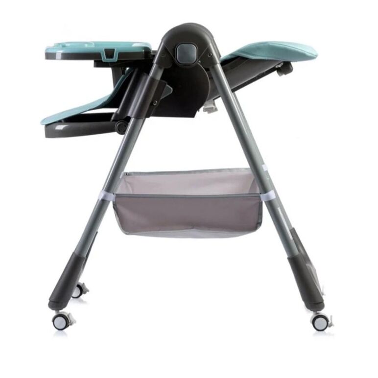 Scaun de masa cu inaltime reglabila, spatar ajustabil in 4 pozitii, pliabil, blue, u-grow,  Scaune de masa bebe | electropc.ro