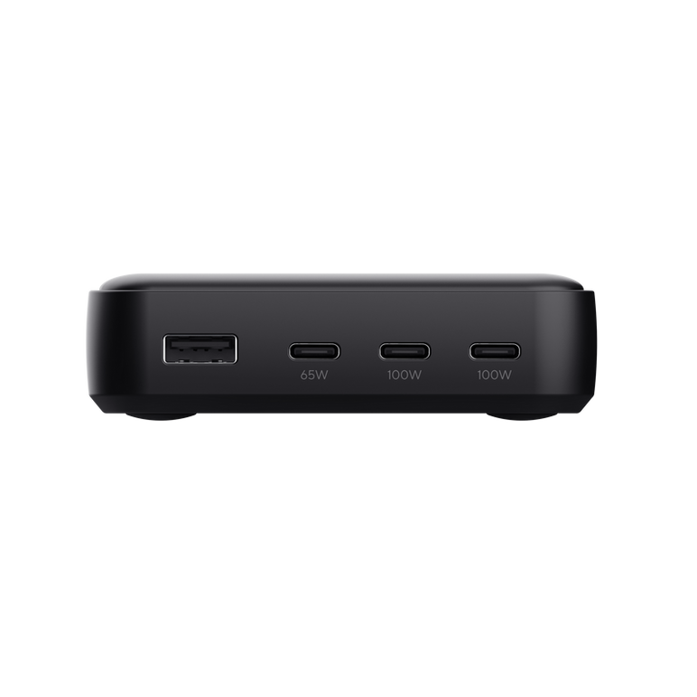 Statie de incarcare trust,  4 porturi: 1 x usb-a & 3 x usb-c, putere maxima 100w, compatibil cu laptop, tableta, smartphone, accessorii, negru,  Periferice Diverse | electropc.ro