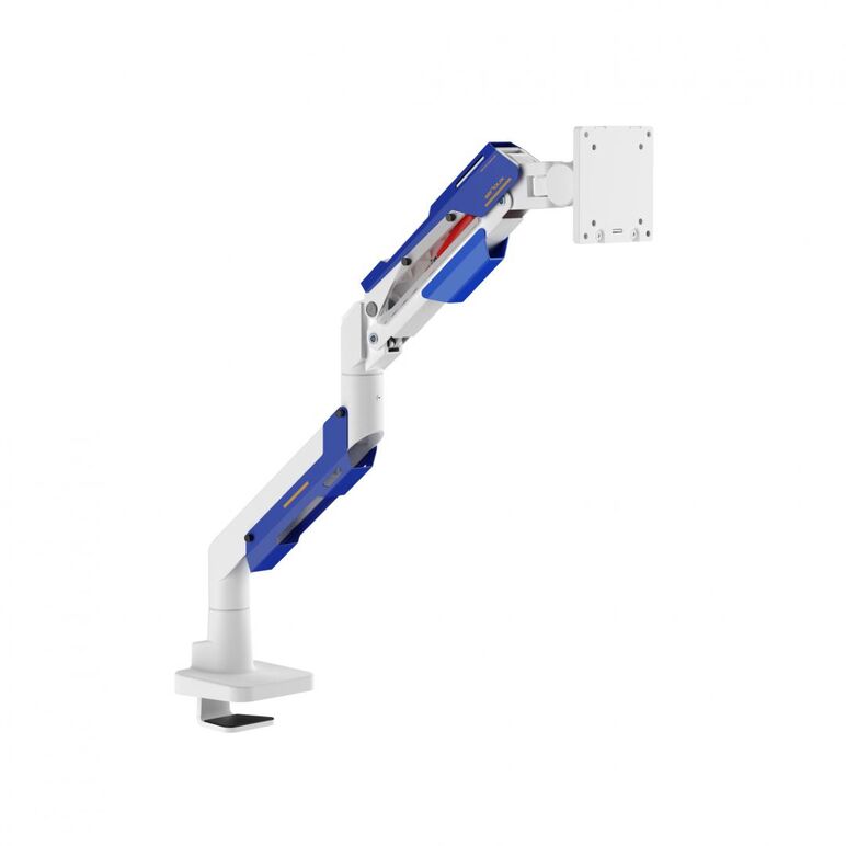 Suport monitor serioux mm101-c012wh, compatibilitate dimensiune ecran 24"-57", greutate maximă suportata: 2~30 kg, vesa: 75x75, 100x100, 100x200, 200x100, 200x200, inclinare: +70°~-45°, pivotare: +90°~-90°, rotația ecranului: 360°, instalare: clemă, gromm,  Suporturi TV & Monitor | electropc.ro