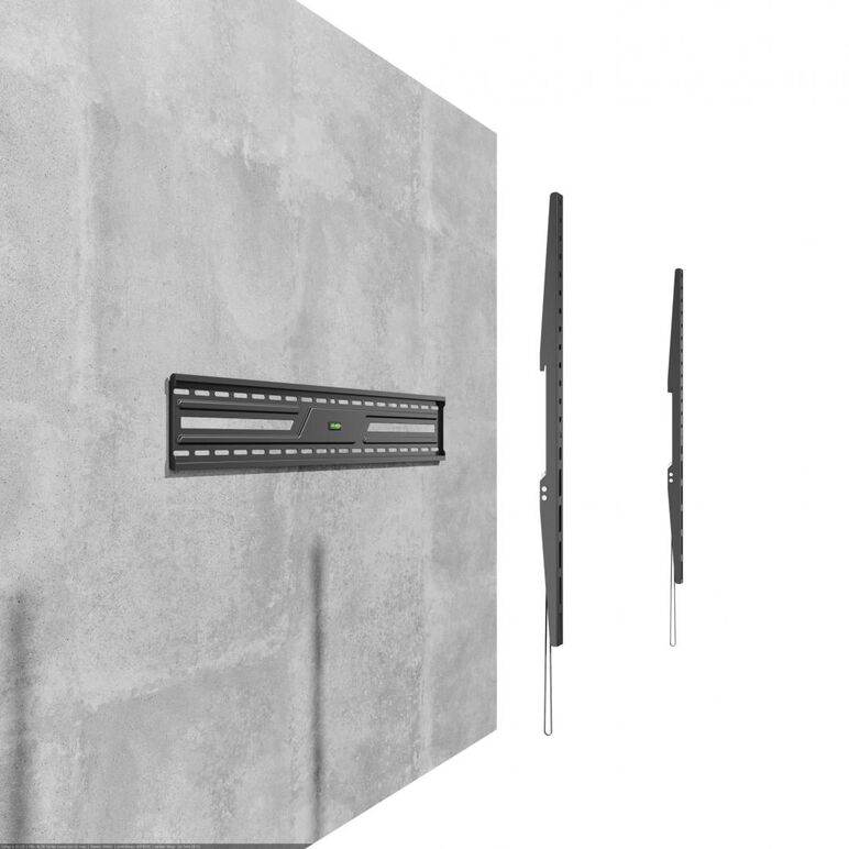 Suport perete tv serioux 43-100" fix 75kg profil 30mm material: otel finisarea suprafeței: vopsea electrostatica dimensiune ecran: 43"-100" compatibilitate vesa: 50x50, 75x75, 100x100, 100x150, 150x100, 100x200, 200x100, 150x150, 200x200, 200x300, 300x200,  Suporturi TV & Monitor | electropc.ro