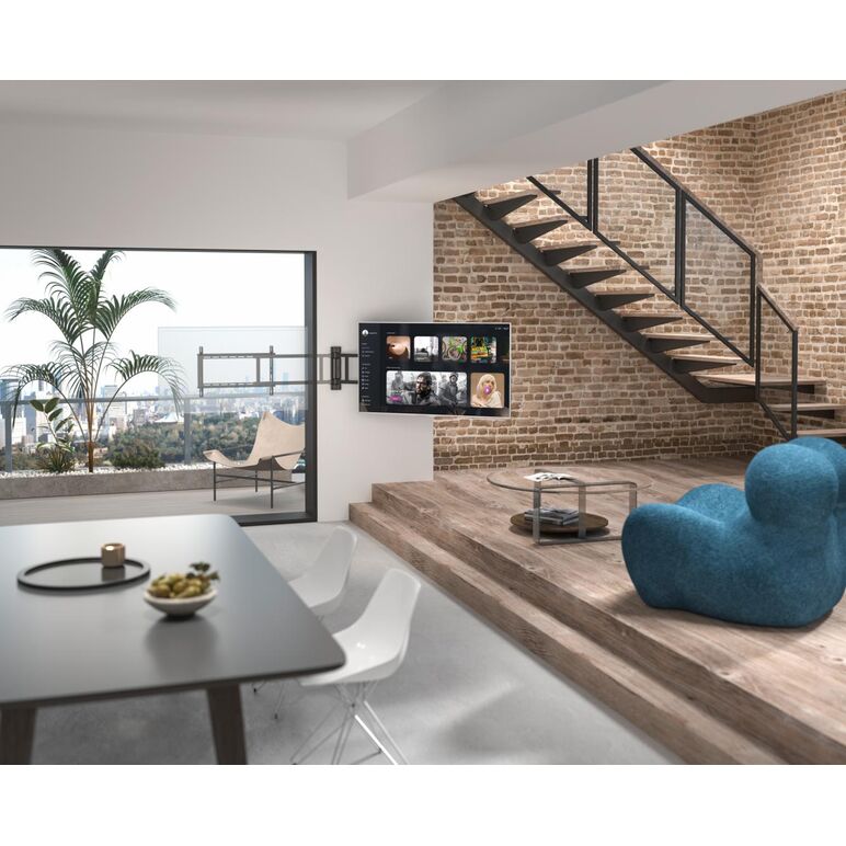 Suport tv motorizat serioux 32-75" 50kg compatibilitate dimensiune ecran 32"-75" vesa  200x200 - 600x400 greutate maxima suportata 50kg profile min.56mm swivel 0°~+170°,  Suporturi TV & Monitor | electropc.ro