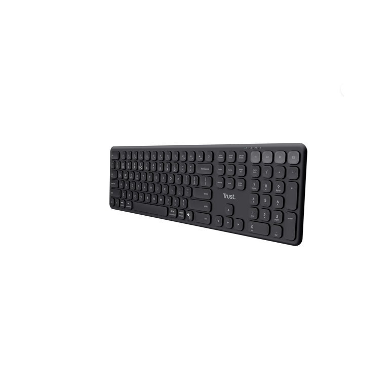 Tastatura wireless trust vaiya, material abs/pc,  ng,  Tastaturi | electropc.ro