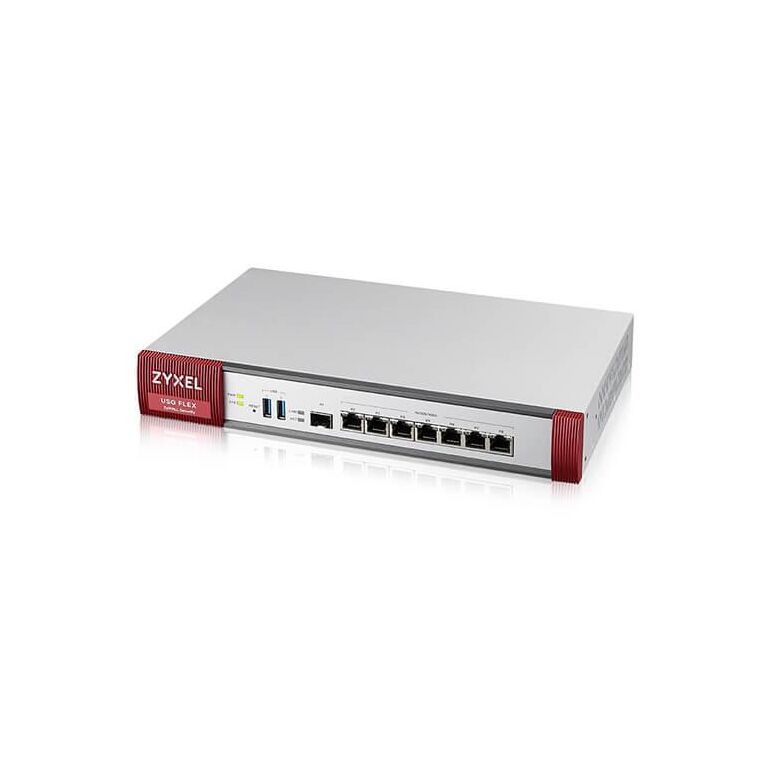 Zyxel usg flex500 h series, user-definable ports with 2*2.5g, 2*2.5g( poe+) & 8*1g, 1*usb (device only),  Echipament firewall | electropc.ro
