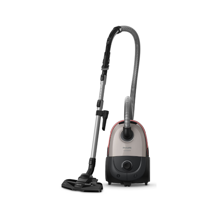 Aspirator cu sac philips seria 5000 xd5122/10, 900w, filtru hepa, 77 db, cap de aspirare triactive, cap nou de aspirare pentru tapiterie, accesoriu spatii inguste, perie integrata in maner, sac sbag 4l, bej,  Aspiratoare | electropc.ro