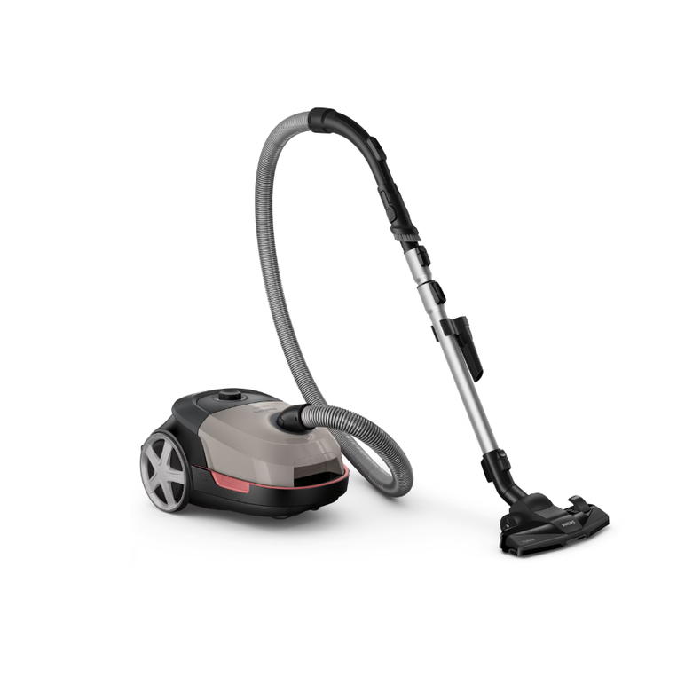 Aspirator cu sac philips seria 5000 xd5122/10, 900w, filtru hepa, 77 db, cap de aspirare triactive, cap nou de aspirare pentru tapiterie, accesoriu spatii inguste, perie integrata in maner, sac sbag 4l, bej,  Aspiratoare | electropc.ro