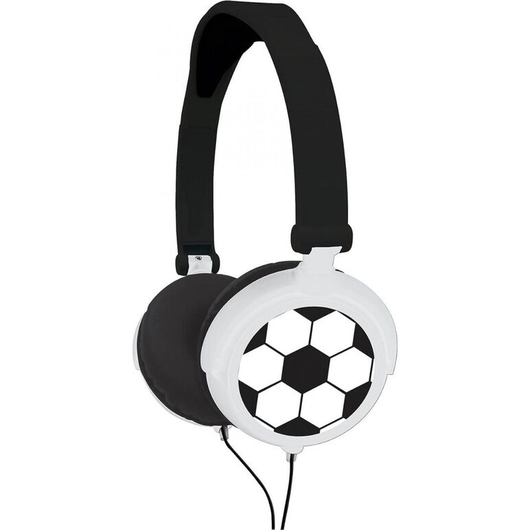 Casti pliabile cu design de fotbal,  Instrumente muzicale de jucarie | electropc.ro