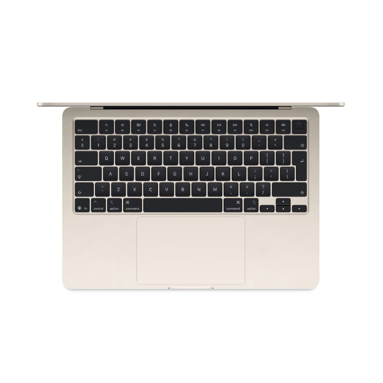 Macbook air 13.6" retina/apple m4 (cpu 10-core, gpu 10-core, neuralengine 16-core)/24gb/1tb - starlight - int kb (2025) 35w  (cto fr om  mc6a4ro/a),  Laptopuri | electropc.ro