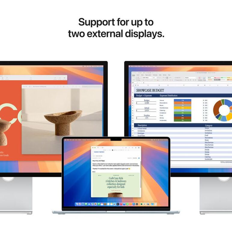 Macbook air 15.3" retina/apple m4 (cpu 10- core, gpu 10- core, neural engine 16- core)/32gb/1tb - midnight - int kb (2025),  Laptopuri | electropc.ro