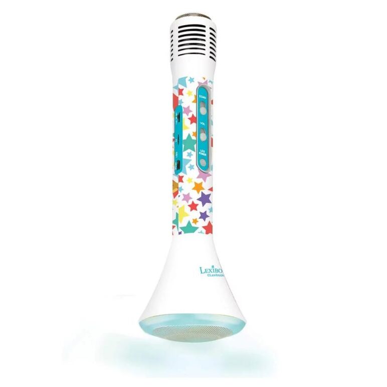 Microfon pentru karaoke slim cu difuzor, iparty, lexibook,  Instrumente muzicale de jucarie | electropc.ro