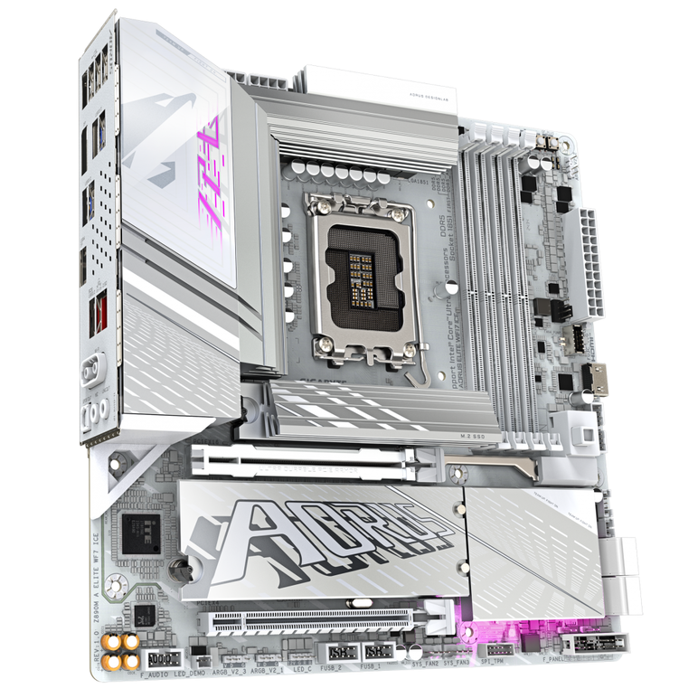Placa de baza gigabyte z890m aorus elite wifi7 ice lga1851,  Placi de baza | electropc.ro