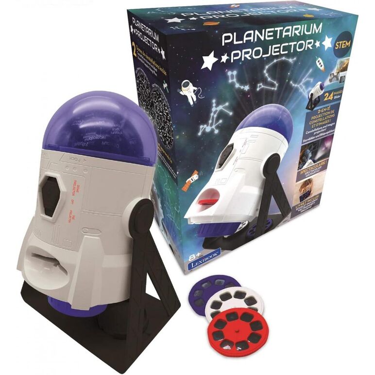 Proiector cu constelatii si imagini, 2in1, 360 de grade, lexibook,  Roboti de jucarie | electropc.ro