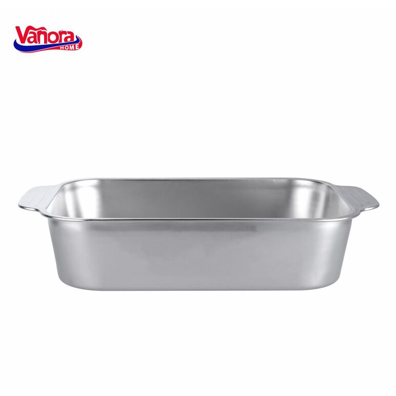 Tava inox 41x24.5x8.5 cm, lora, vanora home,  Tavi copt | electropc.ro