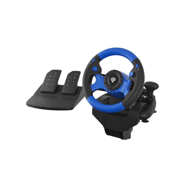 Volan genesis cu fir seaborg 350, interfata usb, 15 butoane, rotatie 180°, lungime cablu 200cm, compatibil cu microsoft xbox 360, xbox one, microsoft xbox series s, microsoft xbox series x, nintendo switch, pc. sony playstation 3, sony playstation 4, negr,  Gamepad & Joystick-uri & Casti Gaming | electropc.ro