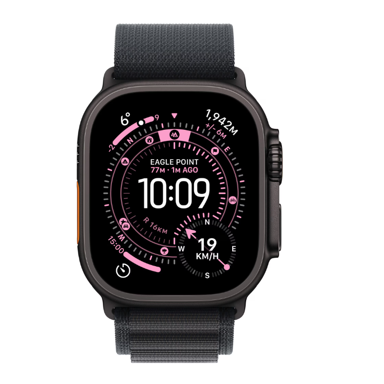 Apple watch ultra 3 gps + cellular 49mm black titanium case with black alpine loop - large,  SmartWatch-uri | electropc.ro