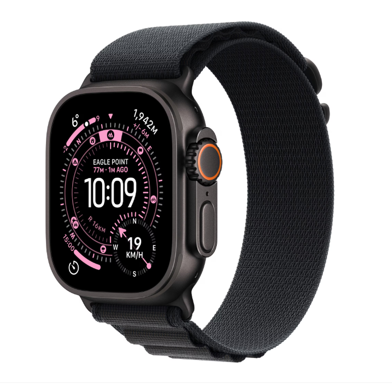 Apple watch ultra 3 gps + cellular 49mm black titanium case with black alpine loop - large,  SmartWatch-uri | electropc.ro