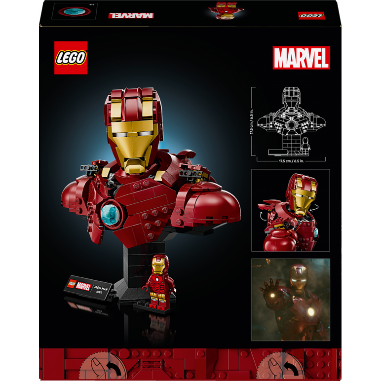 Bust iron man lego76327,  Seturi de constructie | electropc.ro