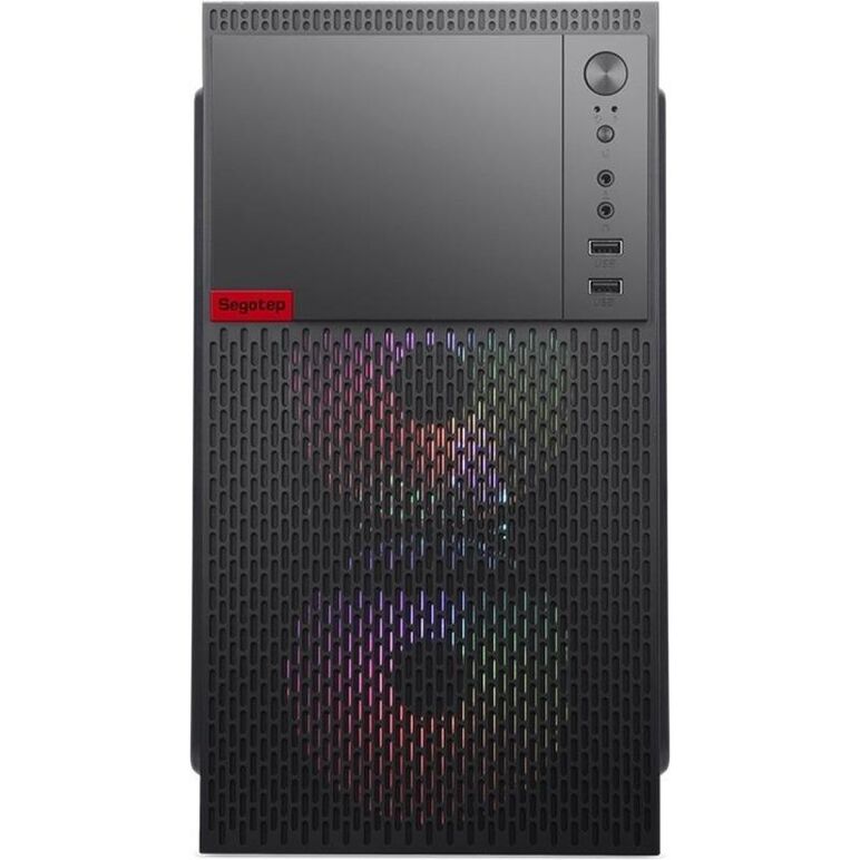 Carcasa segotep knight w3 neagra cu sursa de 500w, secc steel atx mini tower, cu sursa de 500w (tip atx, montata sus), interior vopsit negru, 2x 3.5" (intern), 2x 2.5 (intern), fata - 2x 120mm (optional), spate - 1x 120mm rainbow rgb fan (inclus), 1x usb ,  Carcase | electropc.ro