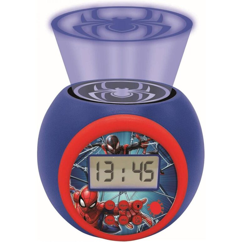 Ceas desteptator cu proiector,spider-man,  Ceasuri decorative | electropc.ro