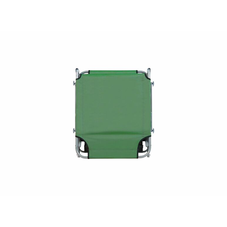 Heinner sezlong cu parasolar 186x55x24cm verde,  Sezlonguri | electropc.ro