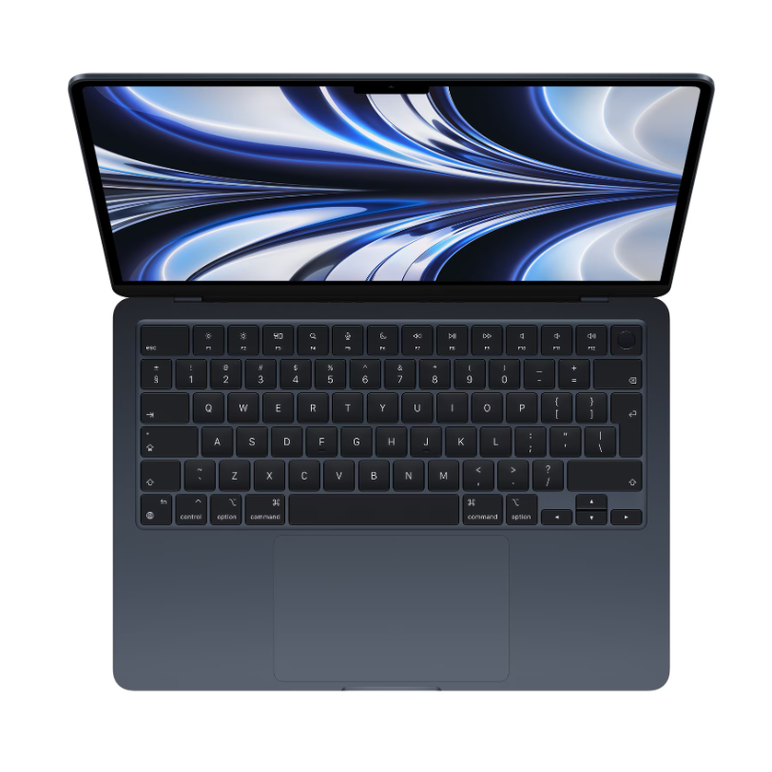 Macbook air 13.6" retina/apple m2 (cpu 8-core, gpu 8-core, neural engine 16-core)/16gb/256gb - midnight - int kb (2024),  Laptopuri | electropc.ro