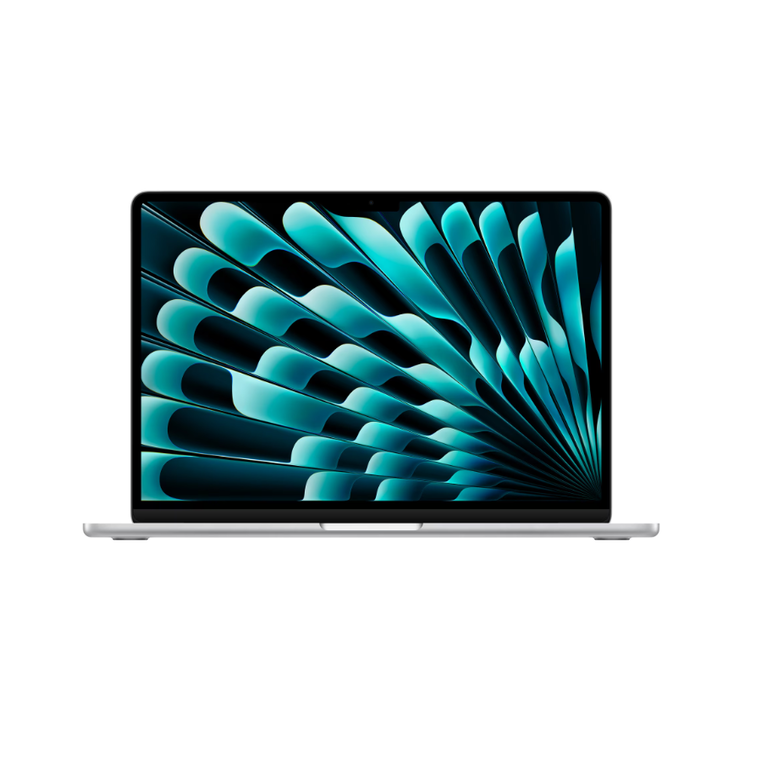 Macbook air 13.6" retina/apple m4 (cpu 10-core, gpu 8-core, neural engine 16-core)/16gb/256gb - silver - int kb (2025) 30w usb‑c,  Laptopuri | electropc.ro