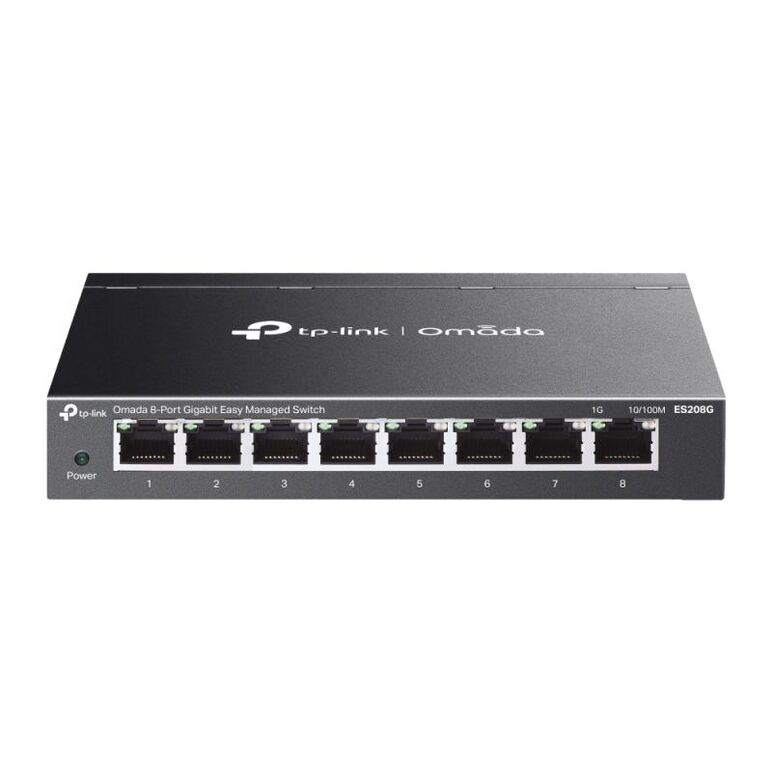 Omada 8-port gigabit easy managed switch port: 8× gigabit rj45 ports spec: desktop steel case and fanless feature: integration with omada sdn controller and omada cloud essentials, flow control, loopback detection, port isolation, port mirroring, lag, vla,  Switch-uri | electropc.ro